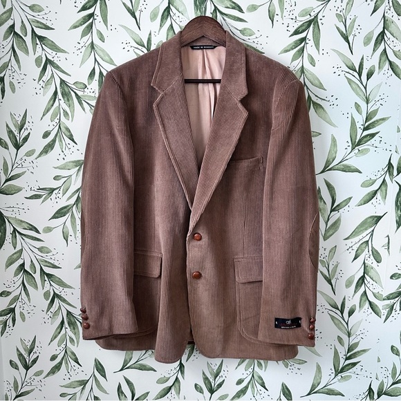 Vintage Men’s DiBenedetto Corduroy Blazer. 42. Brown. - Picture 1 of 16